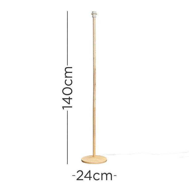 Triston Natural Light Wood Floor Lamp - Comet Lighting