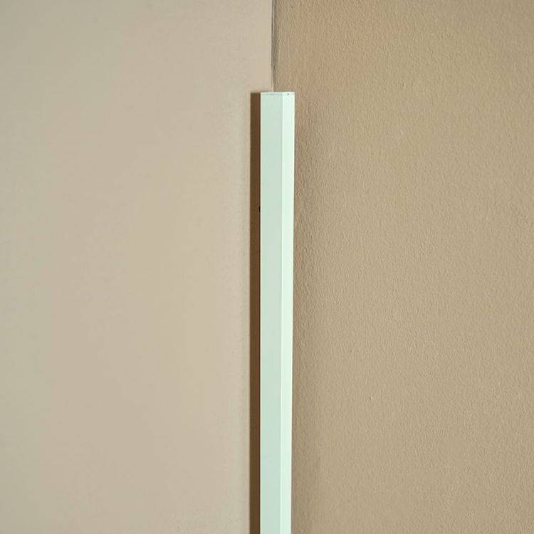 Triton LED 25w Tri-bar Corner Floor Lamp In White - Comet Lighting