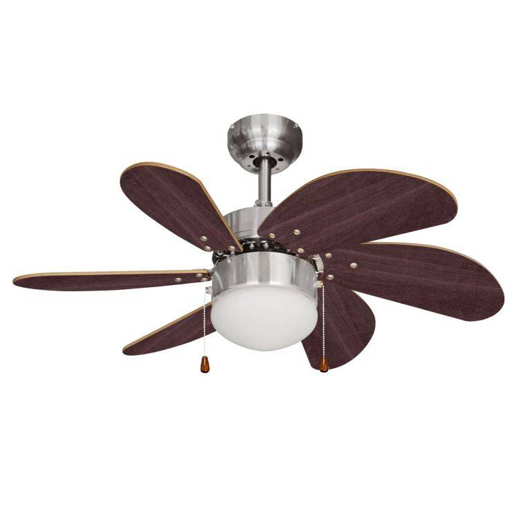 Typhoon Chrome 30 inch Ceiling Fan  Light - Comet Lighting