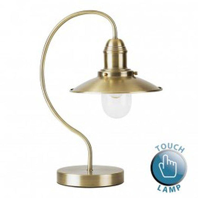 Ukai Brass Fishermans Touch Lamp - Comet Lighting