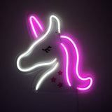 Unicorn Neon Style Led Wall Light - Comet Lighting