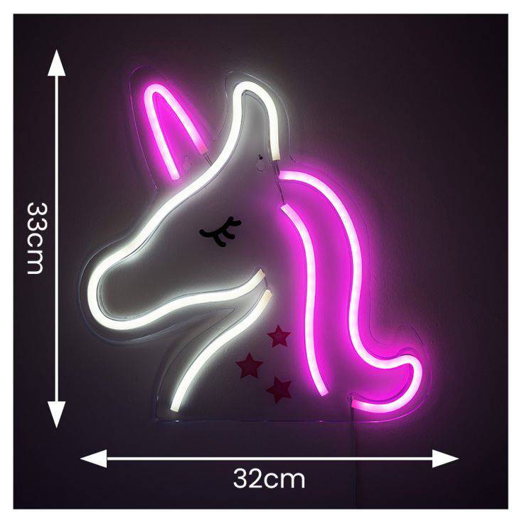 Unicorn Neon Style Led Wall Light - Comet Lighting