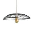 Vella Large Wavy NE Wire Pendant Shade Black - Comet Lighting