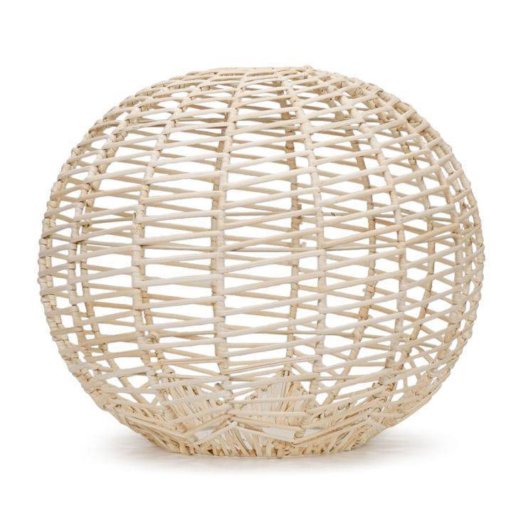 Vine Natural Rattan Sphere Easy Fit Pendant Shade - Comet Lighting