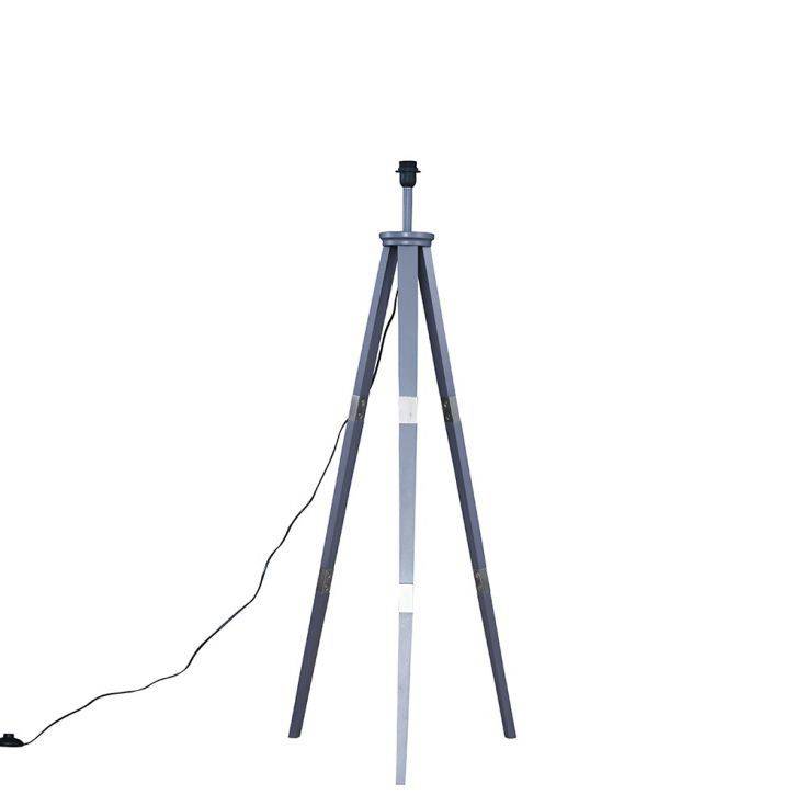 Willow Large Grey Tripod Floor Lamp - Comet Lighting