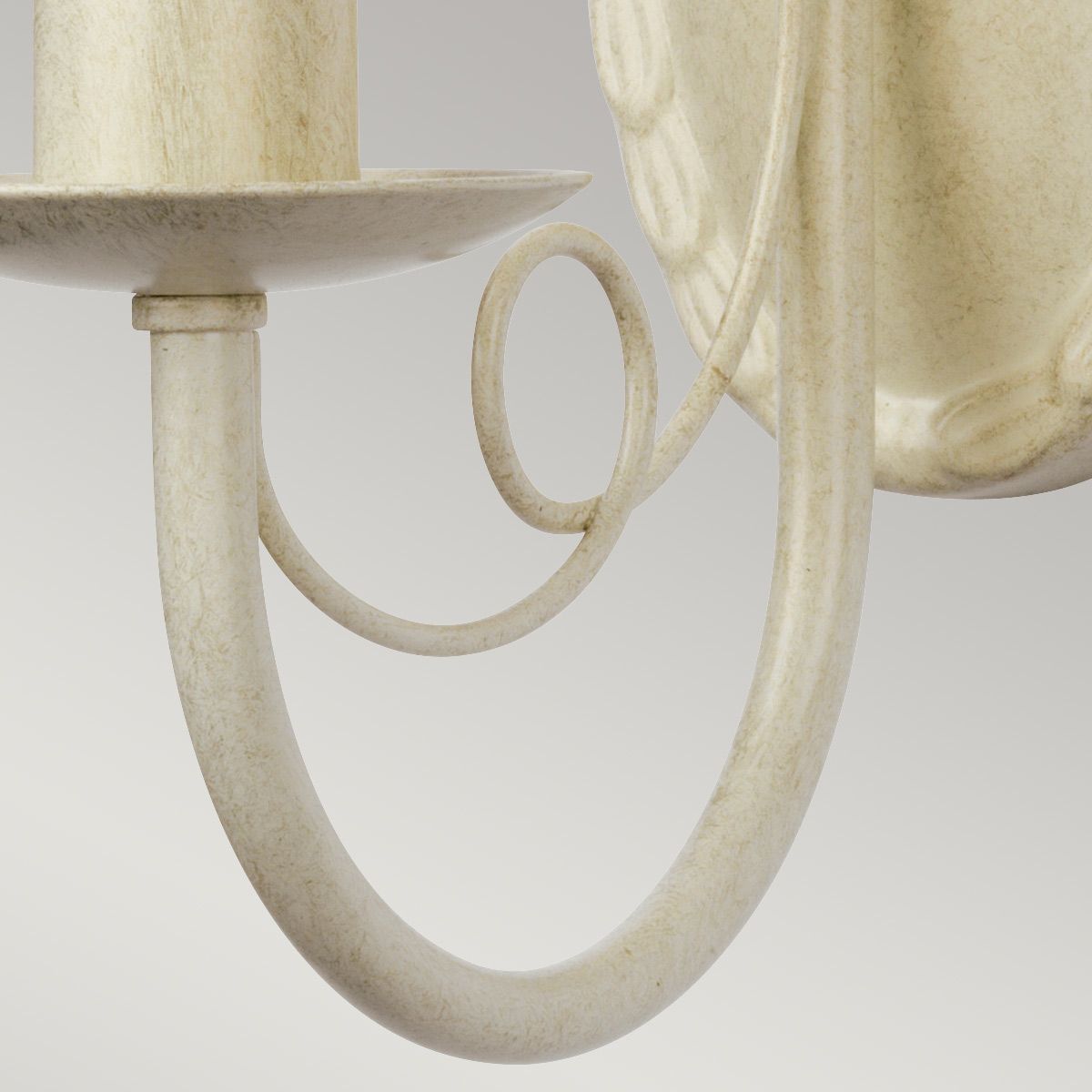 Minster 1 Light Wall Light - Ivory Gold - Comet Lighting
