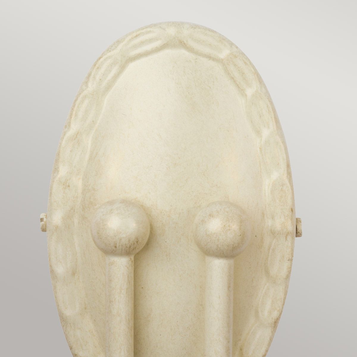 Minster 2 Light Wall Light - Ivory Gold - Comet Lighting