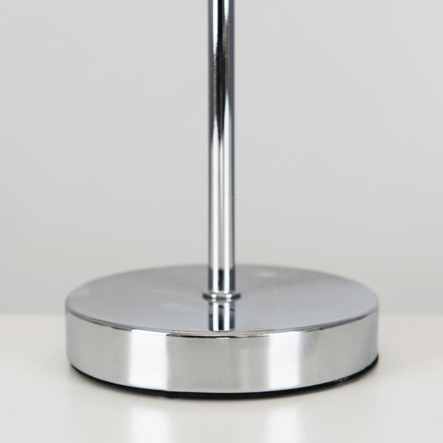 Weaver Dark Grey Herringbone Touch Table Lamp