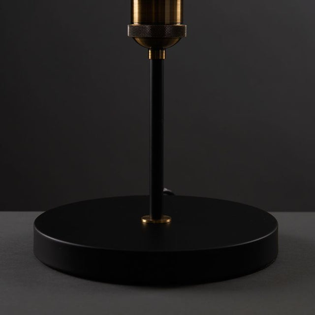 Sheridan Steampunk Table Lamp Clear Glass Shade