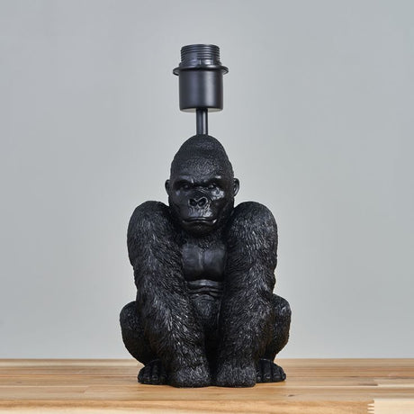 Gus Gorilla Black Table Lamp