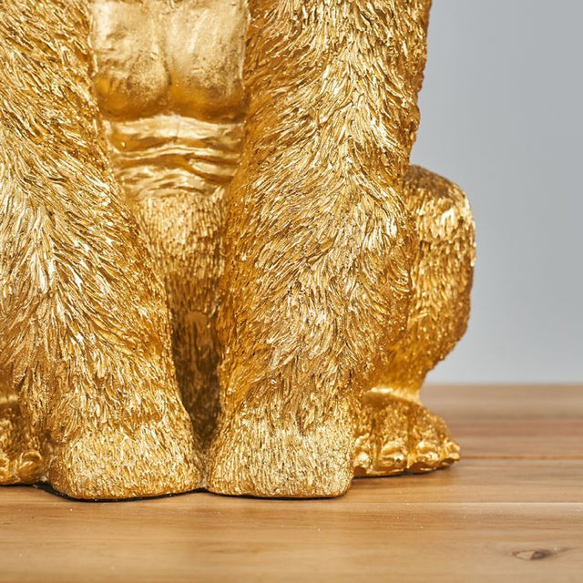Gus Gorilla Gold Table Lamp