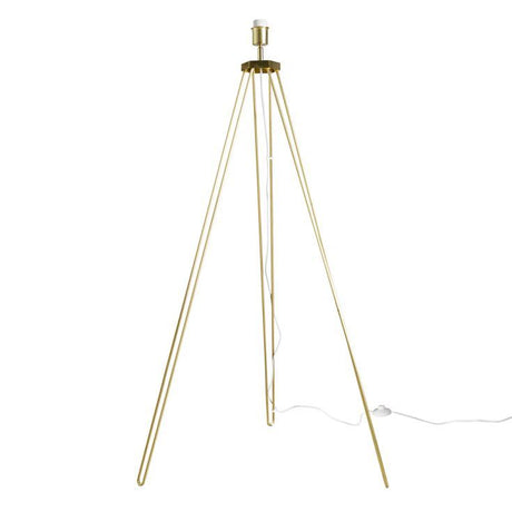 Aero Hairpin Leg Gold Tripod Floor Lamp