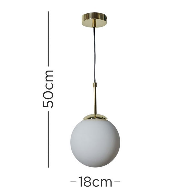 Beauworth Gold And Opal Glass Ceiling Light