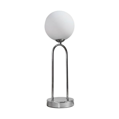 Beauworth Chrome Table Lamp With Opal Glass Shade