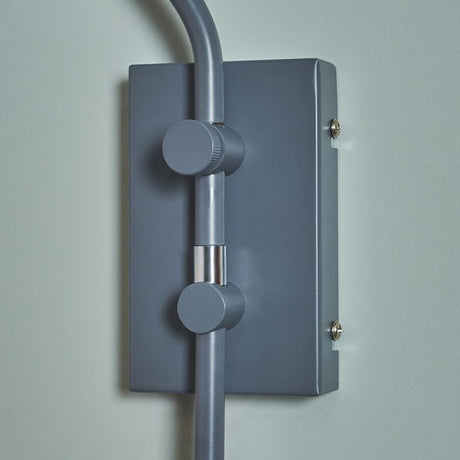Limdon Dark Grey Plug-in Swing Arm Wall Light