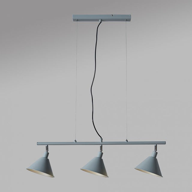 Brisner Grey and Silver 3 Way Over Table Ceiling Pedant Light