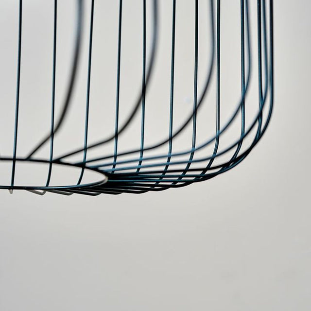 Ridgway Matt Black Wire Pendant Ceiling Shade
