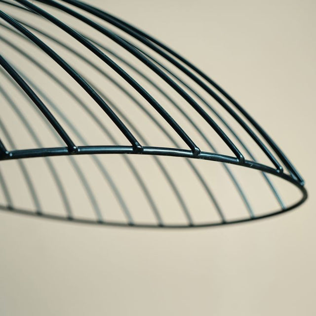 Covelas Black Wavy Wire Pendant Ceiling Shade 