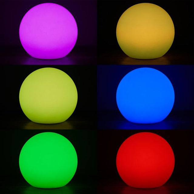 Toka XL 40cm IP44 Remote Control Colour Changing Rechargeable Battery Operated Outdoor Garden Ball Light