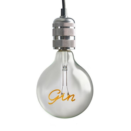 Vintage Worded E27 Gin Globe Bulb
