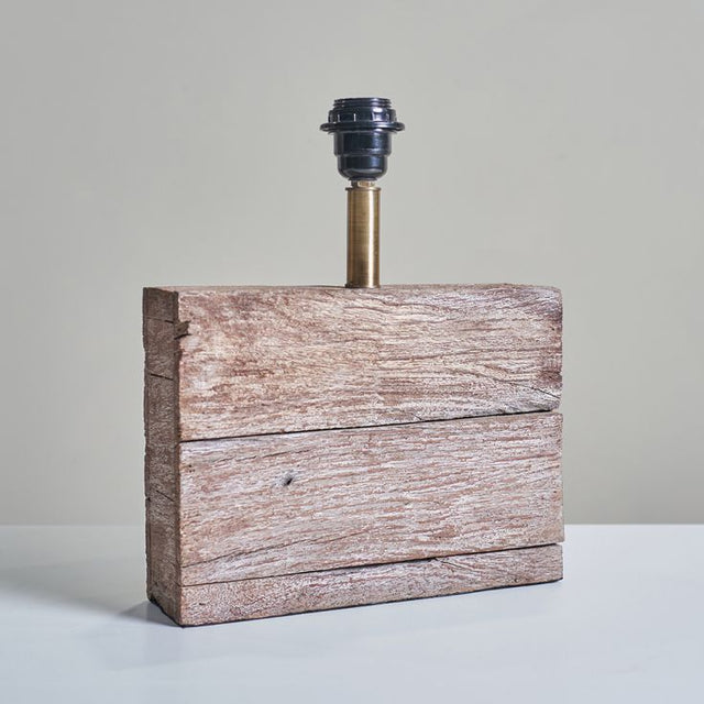 Fable Natural Rustic Wood Table Lamp
