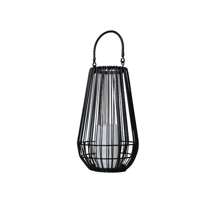 IP44 Vase Shaped Wire Basket With Battery Operated LED Candle