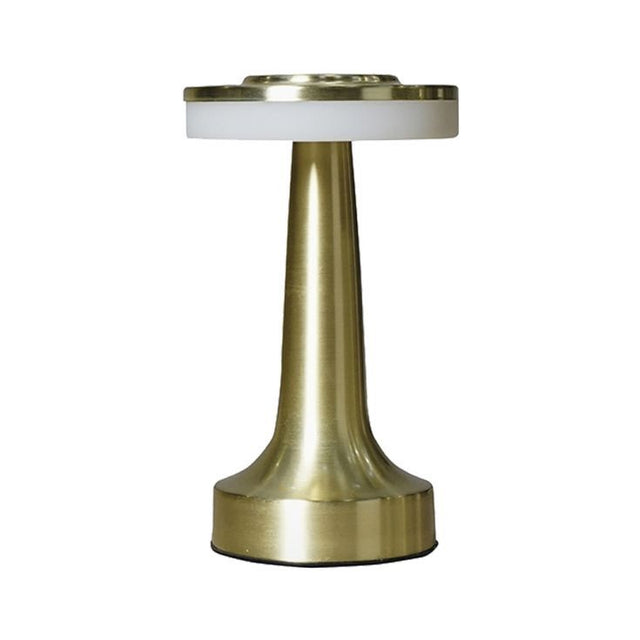 IP44 Talence Brass LED Rechargeable Touch Table Lamp