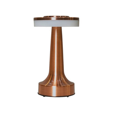 IP44 Talence Copper LED Rechargeable Touch Table Lamp