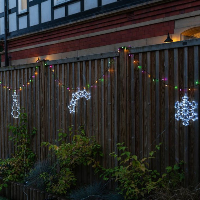 IP44 240 Multi Coloured Bubble String Lights 
