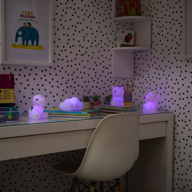 Plastic Unicorn RGB LED Light With Remote Control 