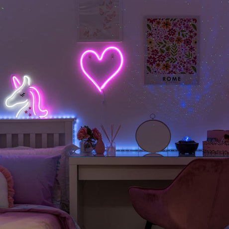 Heart Neon Style Led Wall Light 