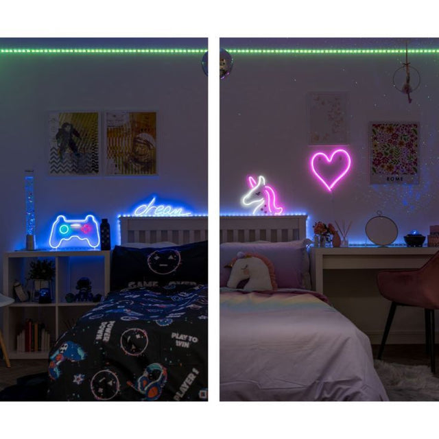 10m RGB Flexible LED Strip Light With Remote And App Control 