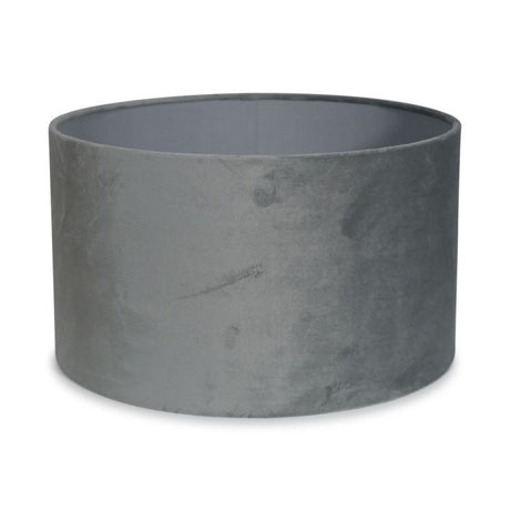 Reni Large Velvet Shade In Grey 