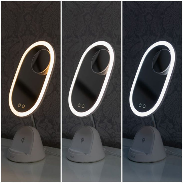 LED Make Up Mirror With Wireless Phone Charging 
