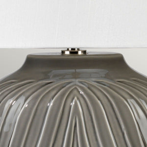 Muse 1 Light Table Lamp - Grey - Comet Lighting