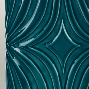 Muse 1 Light Table Lamp - Turqse - Comet Lighting