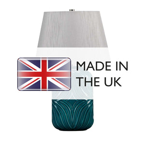 Muse 1 Light Table Lamp - Turqse - Comet Lighting