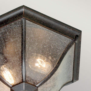 New England 2 Light Flush Lantern Medium - Comet Lighting