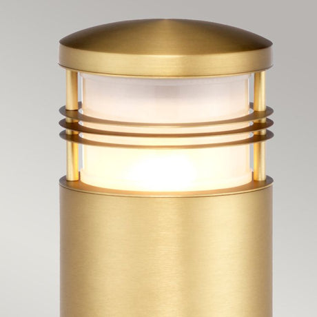 Newbrighton 1 Light Bollard 600mm Antique brass