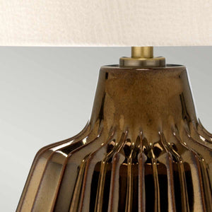 Newham 1 Light Small Table Lamp - Comet Lighting