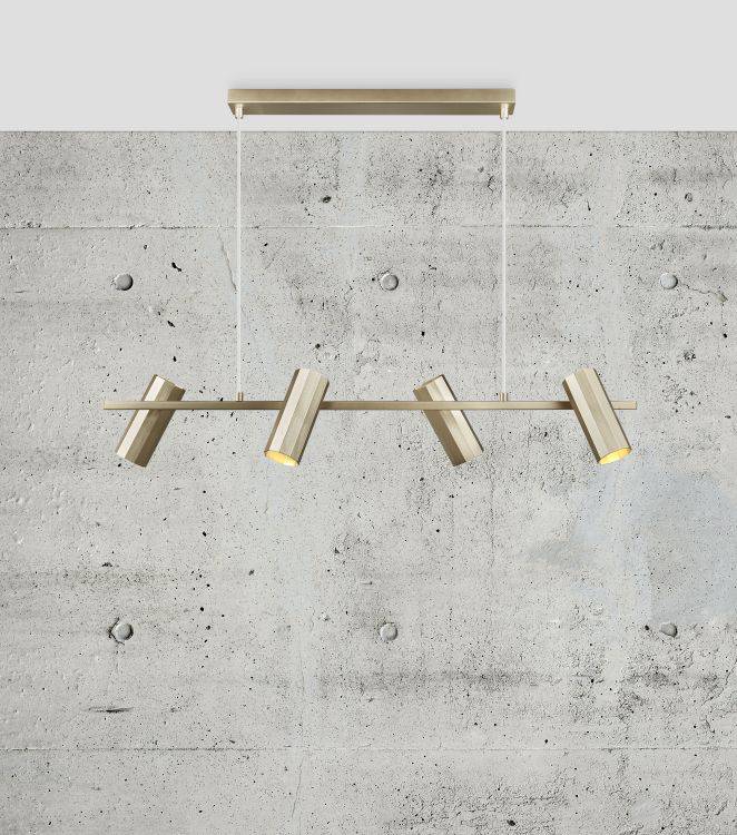 Nordlux Alanis 4 Pendant Brass - Comet Lighting