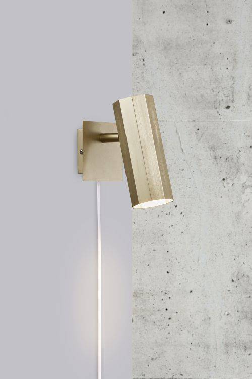 Nordlux Alanis Wall light Brass - Comet Lighting