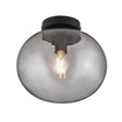 Nordlux Alton Ceiling Light Black/Smoked - Comet Lighting