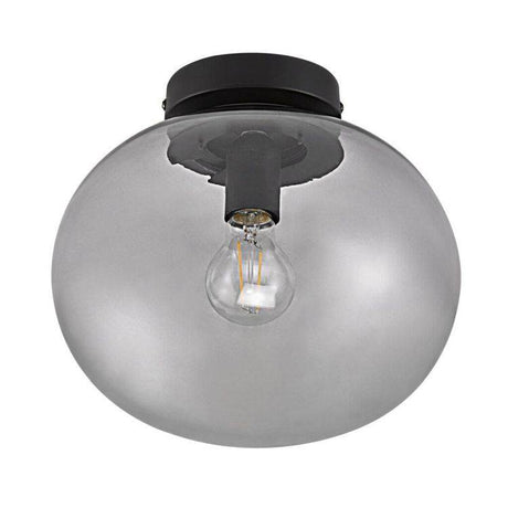 Nordlux Alton Ceiling Light Black/Smoked - Comet Lighting