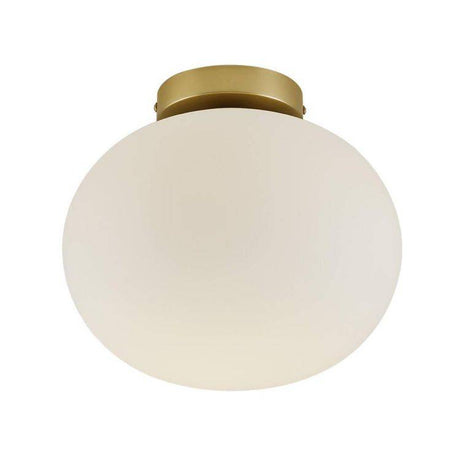 Nordlux Alton Ceiling Light Brass/Opal - Comet Lighting