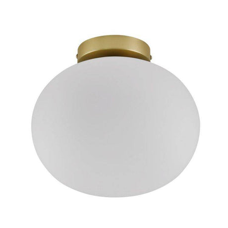 Nordlux Alton Ceiling Light Brass/Opal - Comet Lighting