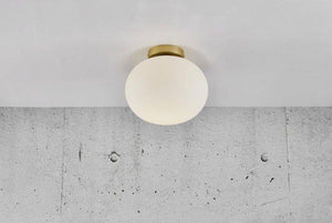 Nordlux Alton Ceiling Light Brass/Opal - Comet Lighting