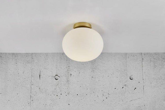 Nordlux Alton Ceiling Light Brass/Opal - Comet Lighting