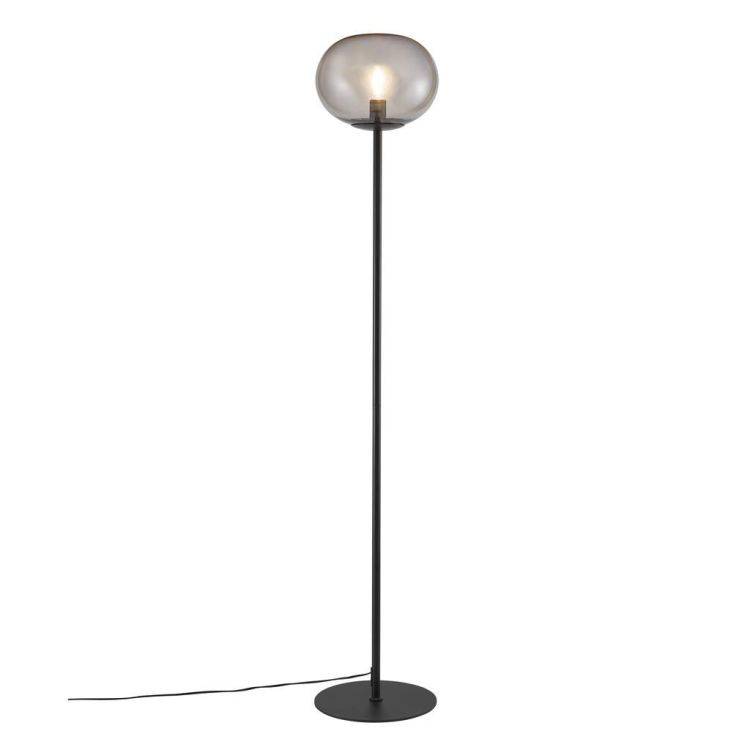 Nordlux Alton Floor Lamp Black/Smoked - Comet Lighting