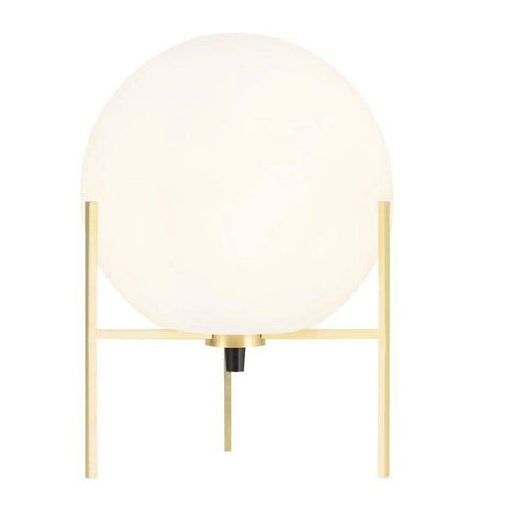 Nordlux Alton Table Lamp Opal white/Brass - Comet Lighting